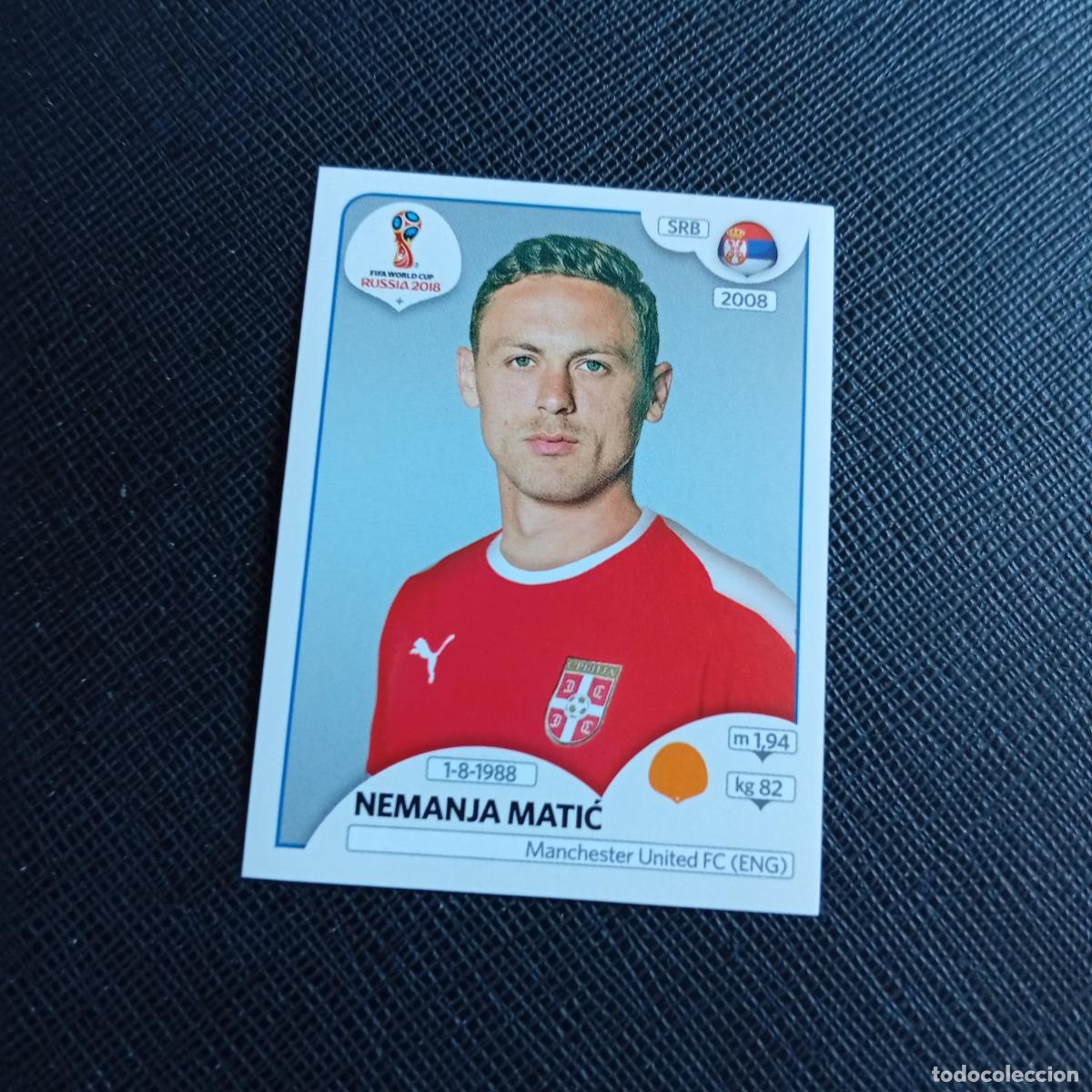 Cromos de f&uacute;tbol: 424 NEMANJA MATIC SERBIA PANINI MUNDIAL RUSIA 2018 CROMO FUTBOL 18 - SIN PEGAR - /CJ2 .