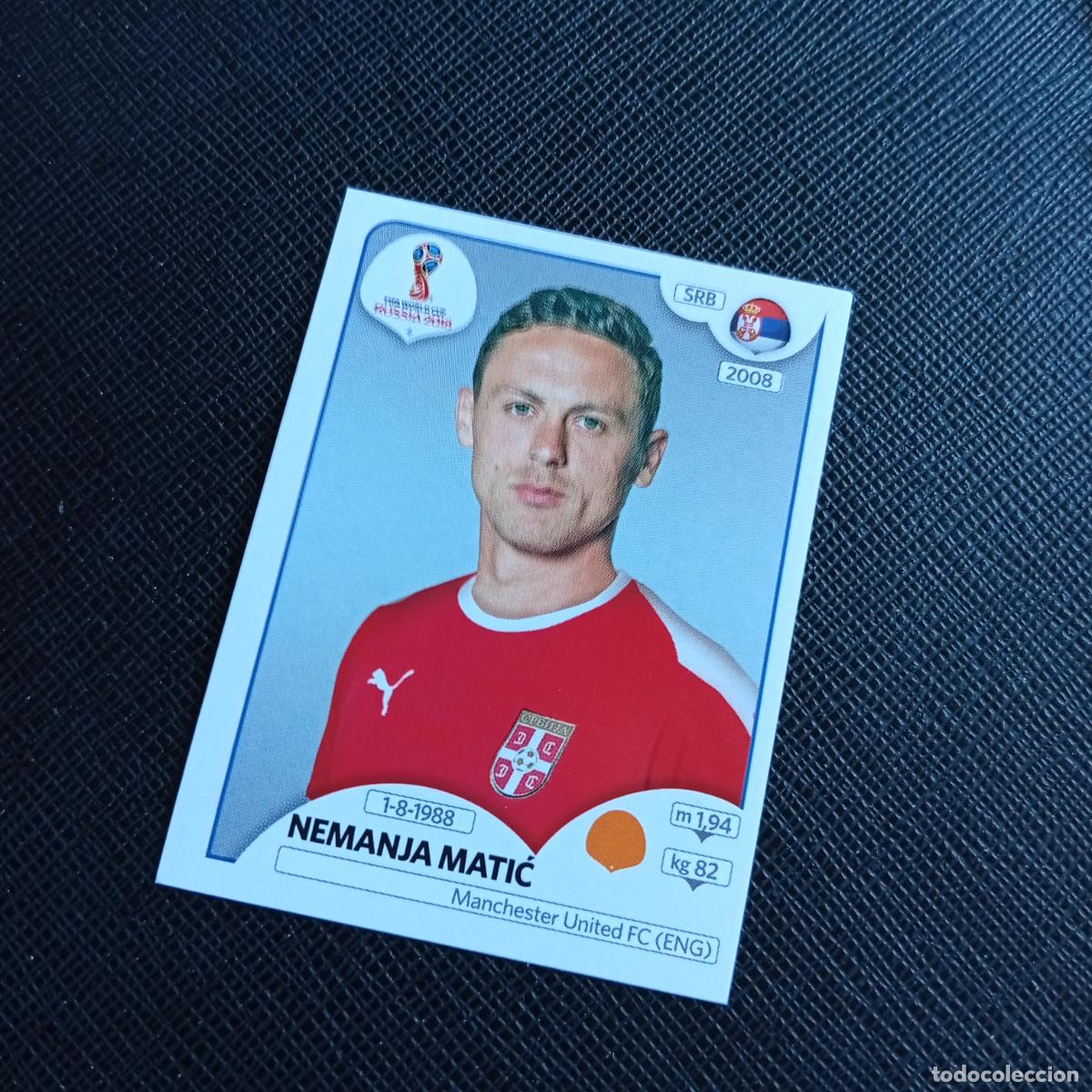 Cromos de f&uacute;tbol: 424 NEMANJA MATIC SERBIA PANINI MUNDIAL RUSIA 2018 CROMO FUTBOL 18 - SIN PEGAR - /CJ2 B