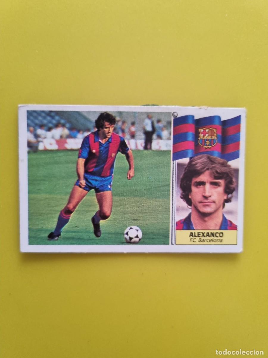 Cromos de f&uacute;tbol: CROMO LIGA ESTE 86 87 1986 1987 DESPEGADO ALEXANCO FC BARCELONA AR1026