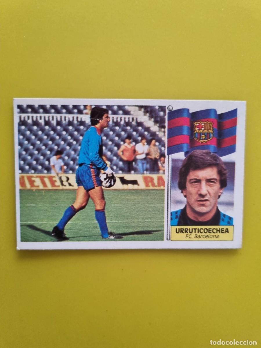 Cromos de f&uacute;tbol: CROMO LIGA ESTE 86 87 1986 1987 DESPEGADO URRUTI FC BARCELONA AR1026