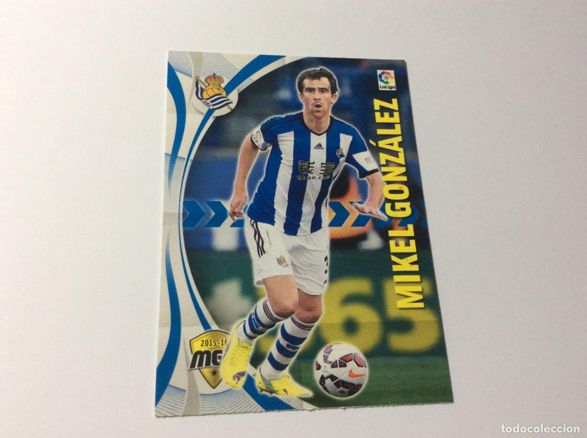 Cromos de f&uacute;tbol: 413 Mikel Gonz&aacute;lez Real Sociedad MGK 2015/16 15 16 Panini