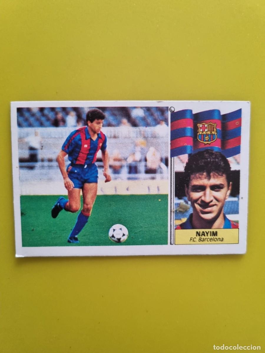 Cromos de f&uacute;tbol: CROMO LIGA ESTE 86 87 1986 1987 DESPEGADO NAYIM FICHAJE N&ordm;18 FC BARCELONA AR1026