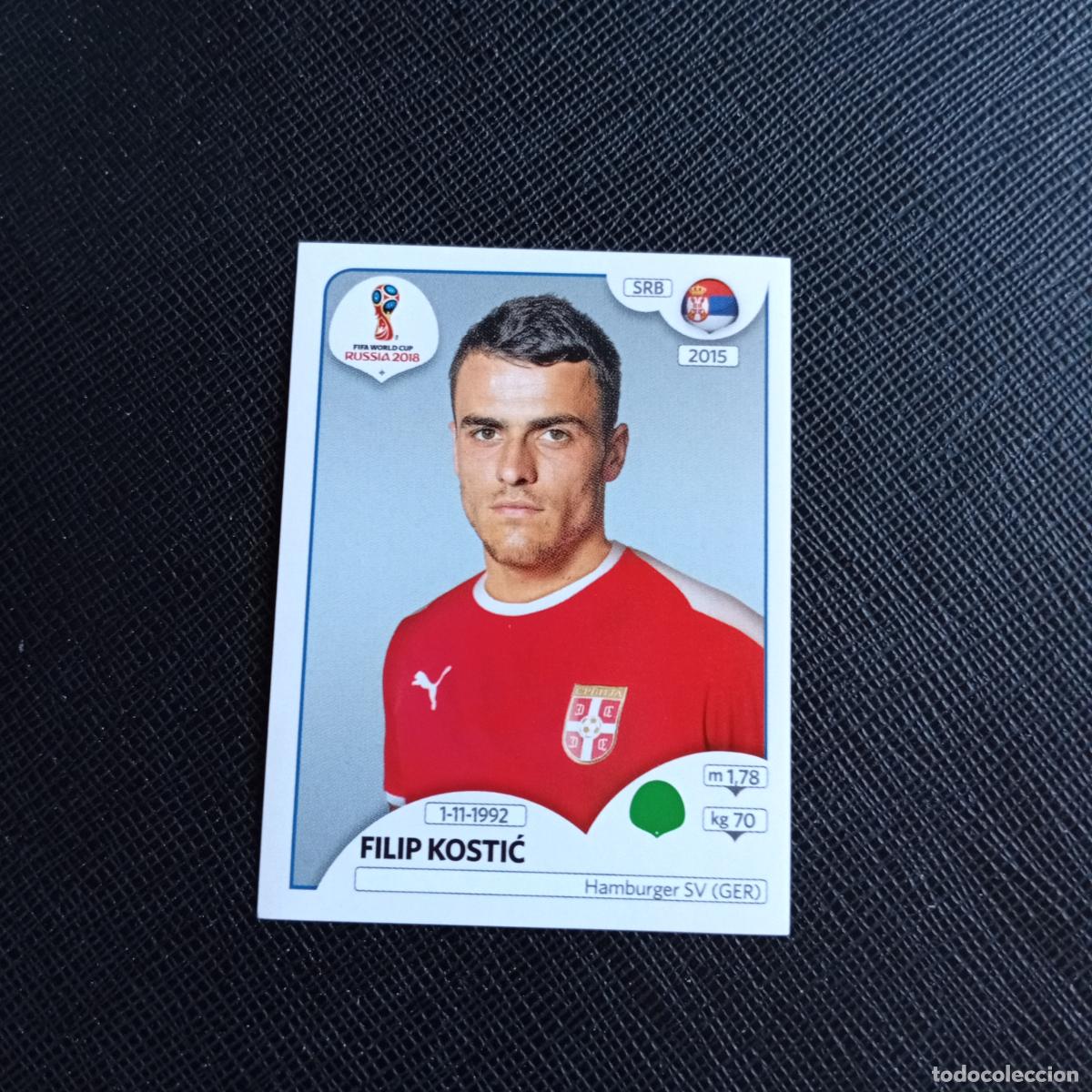 Cromos de f&uacute;tbol: 429 FILIP KOSTIC SERBIA PANINI MUNDIAL RUSIA 2018 CROMO FUTBOL 18 - SIN PEGAR - /CJ2