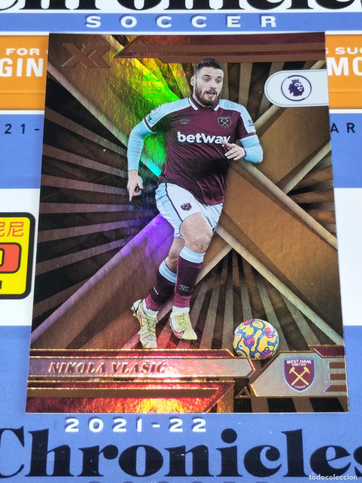 Cromos de f&uacute;tbol: N&ordm; 137 NIKOLA VLASIC WEST HAM UNITED CARD CHRONICLES XR PREMIER SOCCER 2021 2022 21 22 PANINI