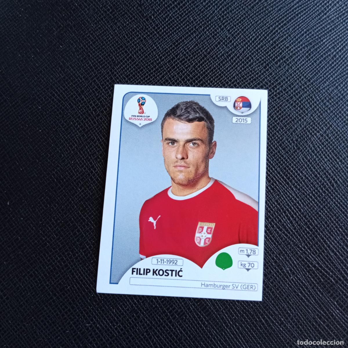 Cromos de f&uacute;tbol: 429 FILIP KOSTIC SERBIA PANINI MUNDIAL RUSIA 2018 CROMO FUTBOL 18 - SIN PEGAR - /CJ2 B