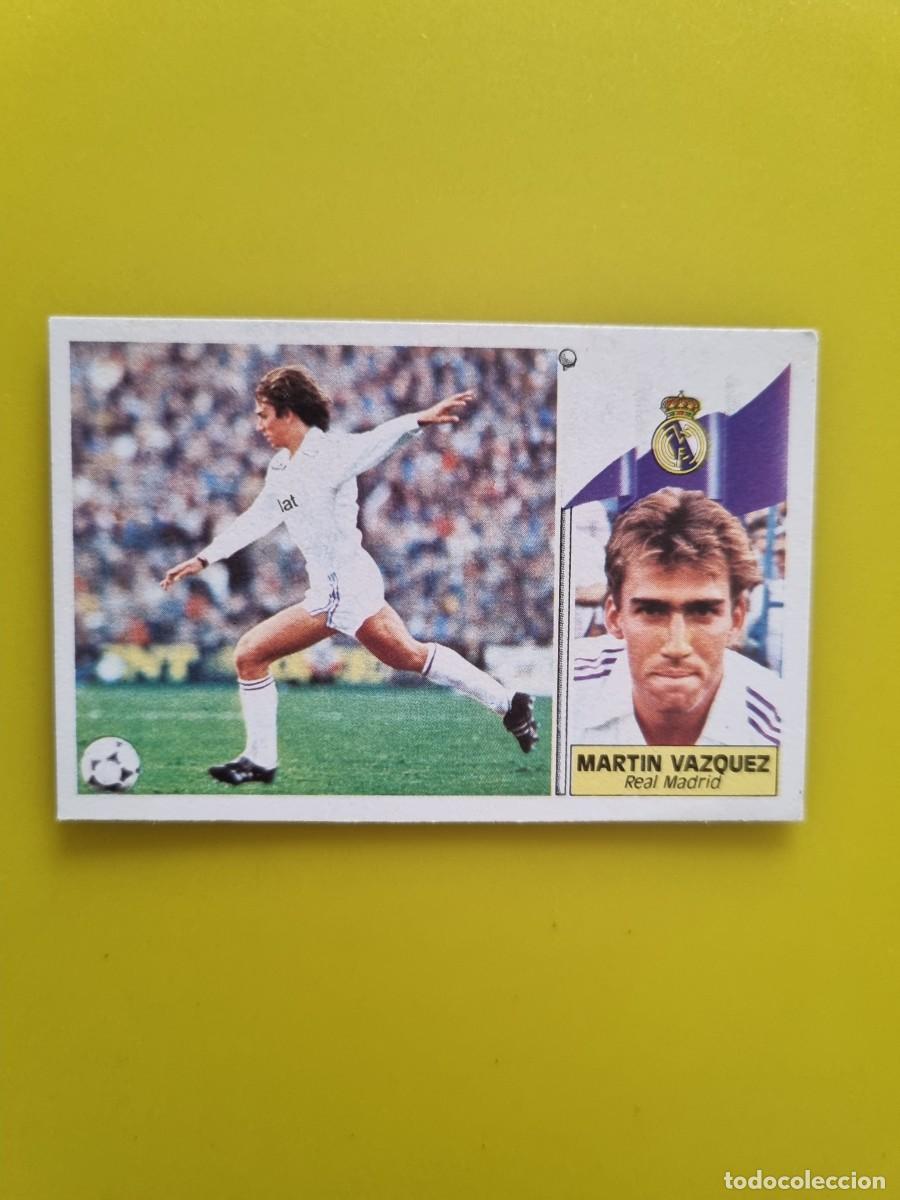 Cromos de f&uacute;tbol: CROMO LIGA ESTE 86 87 1986 1987 NUNCA PEGADO SIN PEGAR MARTIN VAZQUEZ REAL MADRID AR1026