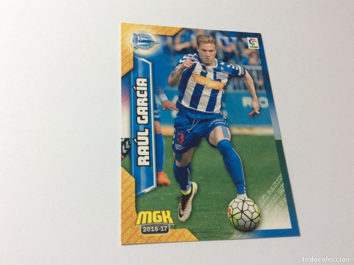 Cromos de f&uacute;tbol: 9 Ra&uacute;l Garc&iacute;a Deportivo Alav&eacute;s MGK 2016/17 16 17 Panini