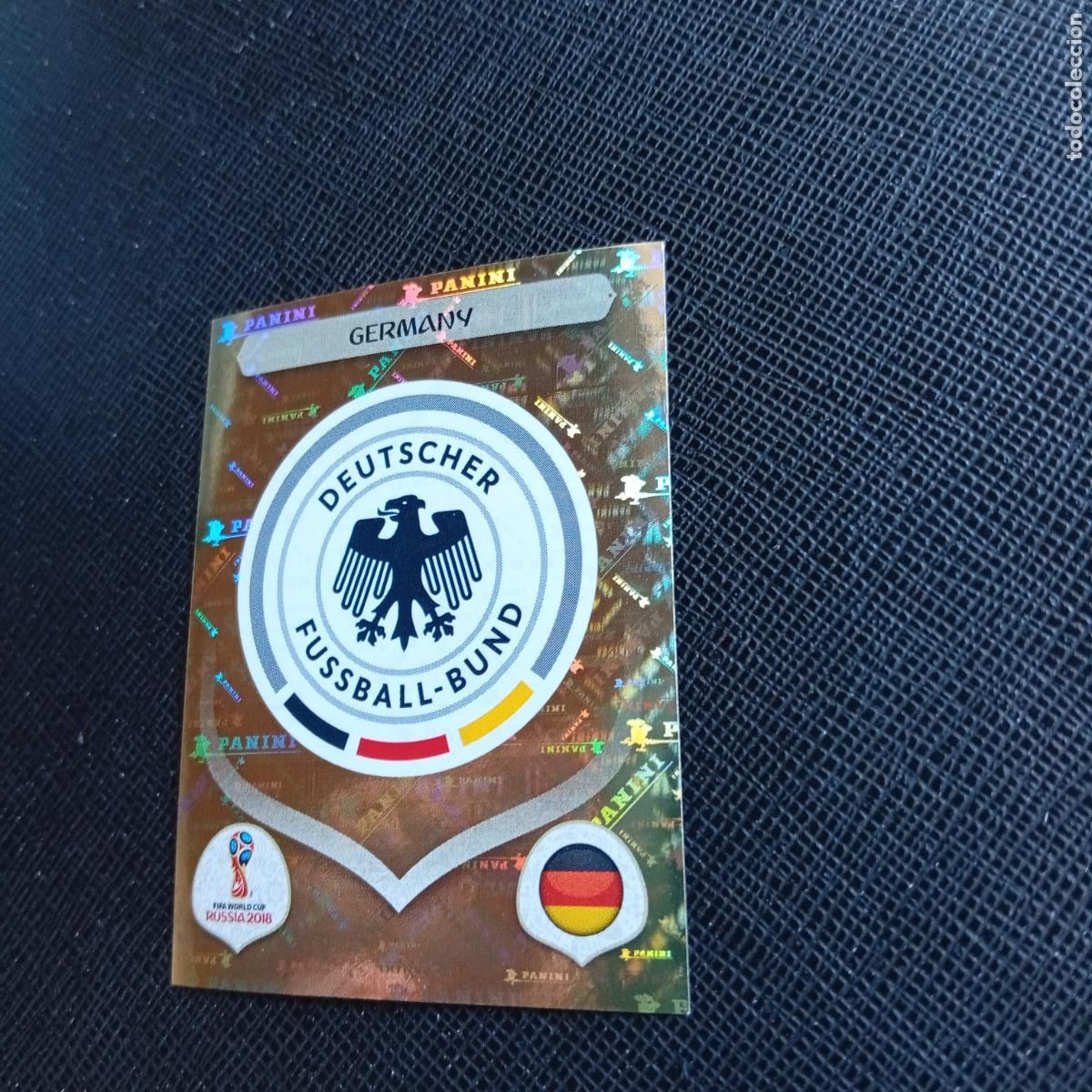 Cromos de f&uacute;tbol: 432 ESCUDO ALEMANIA PANINI MUNDIAL RUSIA 2018 CROMO FUTBOL 18 - SIN PEGAR - /CJ2 ..