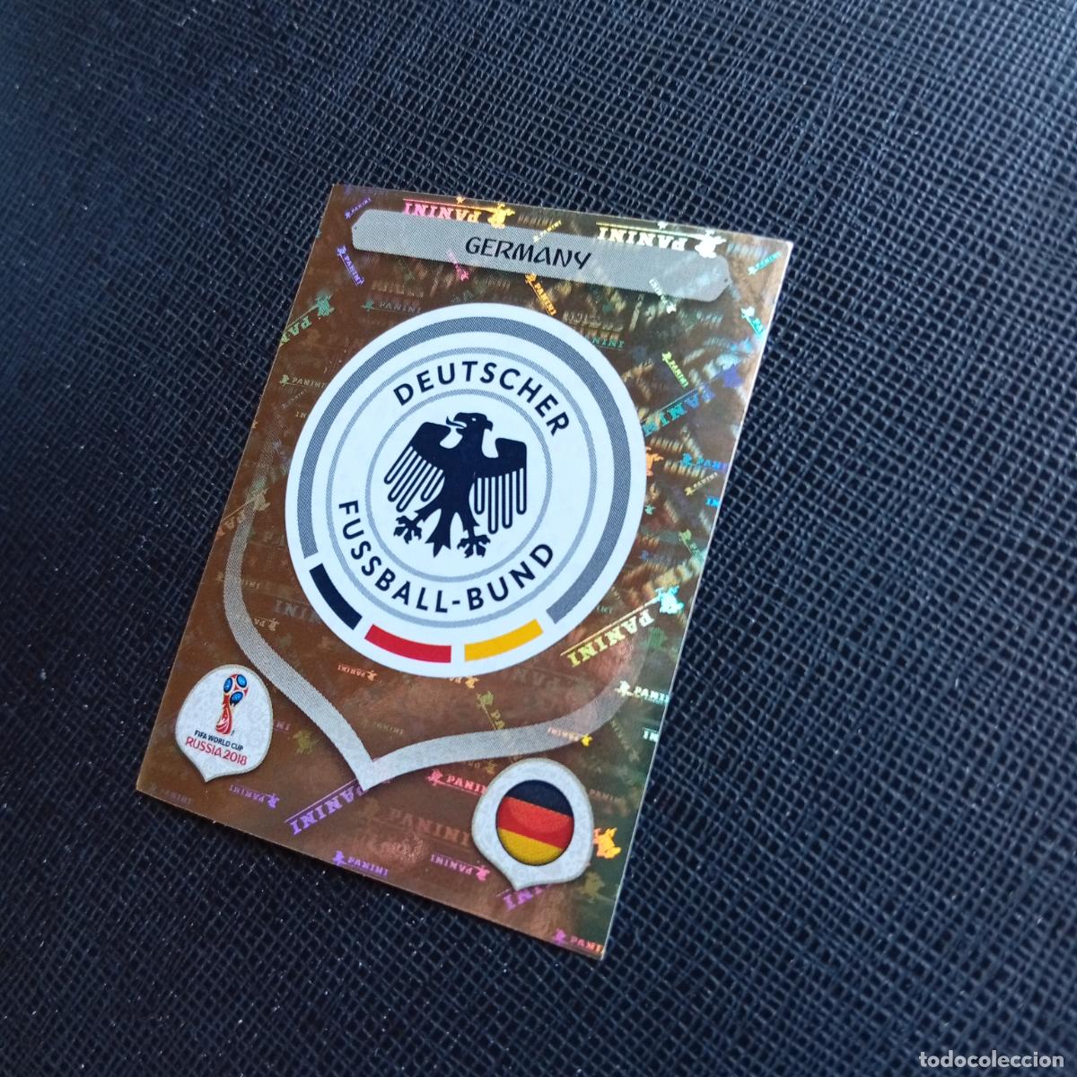 Cromos de f&uacute;tbol: 432 ESCUDO ALEMANIA PANINI MUNDIAL RUSIA 2018 CROMO FUTBOL 18 - SIN PEGAR - /CJ2 .