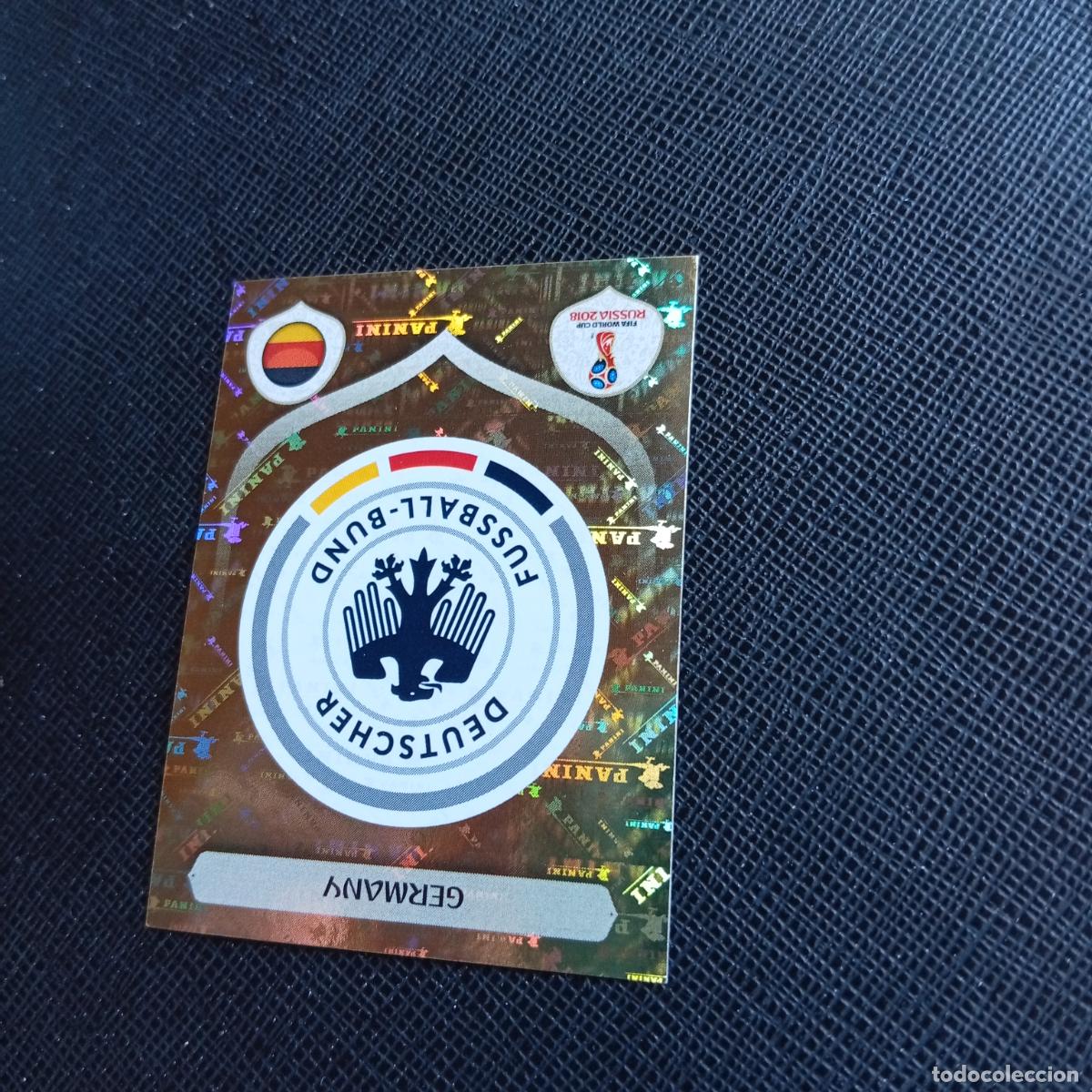 Cromos de f&uacute;tbol: 432 ESCUDO ALEMANIA PANINI MUNDIAL RUSIA 2018 CROMO FUTBOL 18 - SIN PEGAR - /CJ2