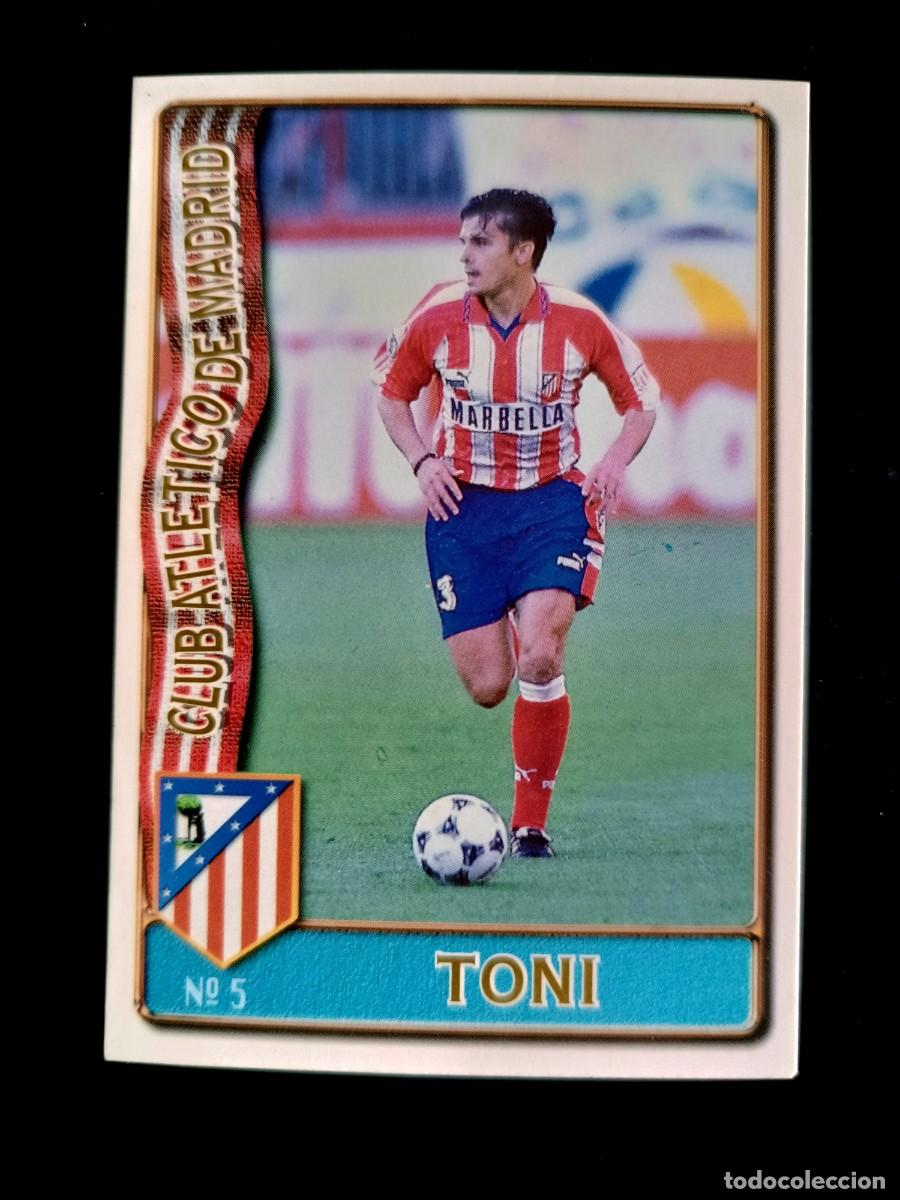 Football Stickers: 5 TONI - ATL&Eacute;TICO DE MADRID - MUNDICROMO 96/97