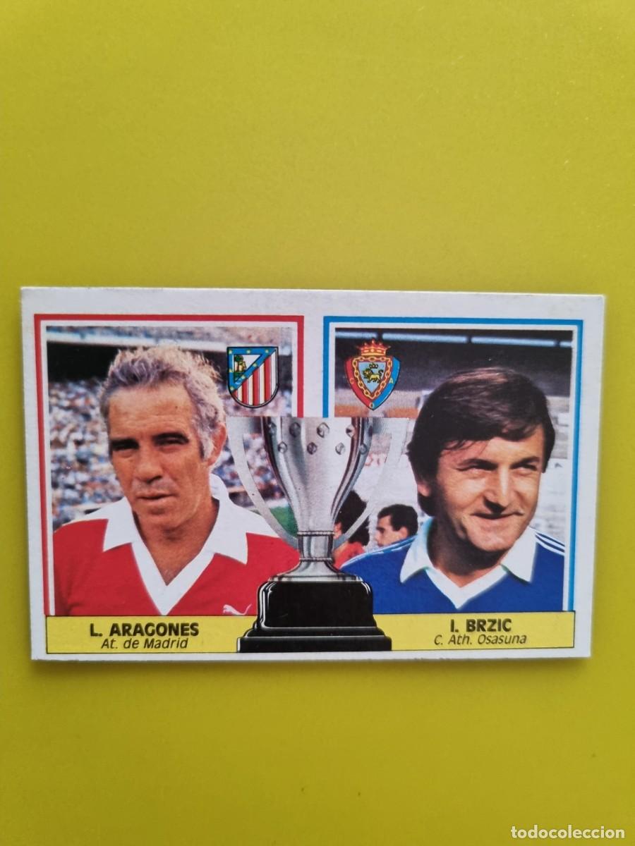 Football Stickers: CROMO LIGA ESTE 86 87 1986 1987 NUNCA PEGADO SIN PEGAR ENTRENADORES ARAGONES/BRZIC AR1026
