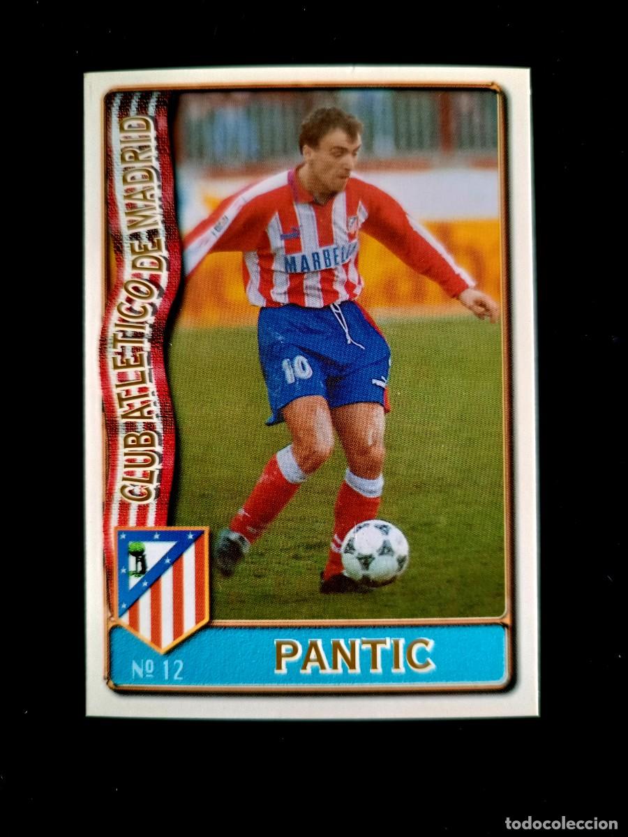 Football Stickers: 12 PANTIC - ATL&Eacute;TICO DE MADRID - MUNDICROMO 96/97