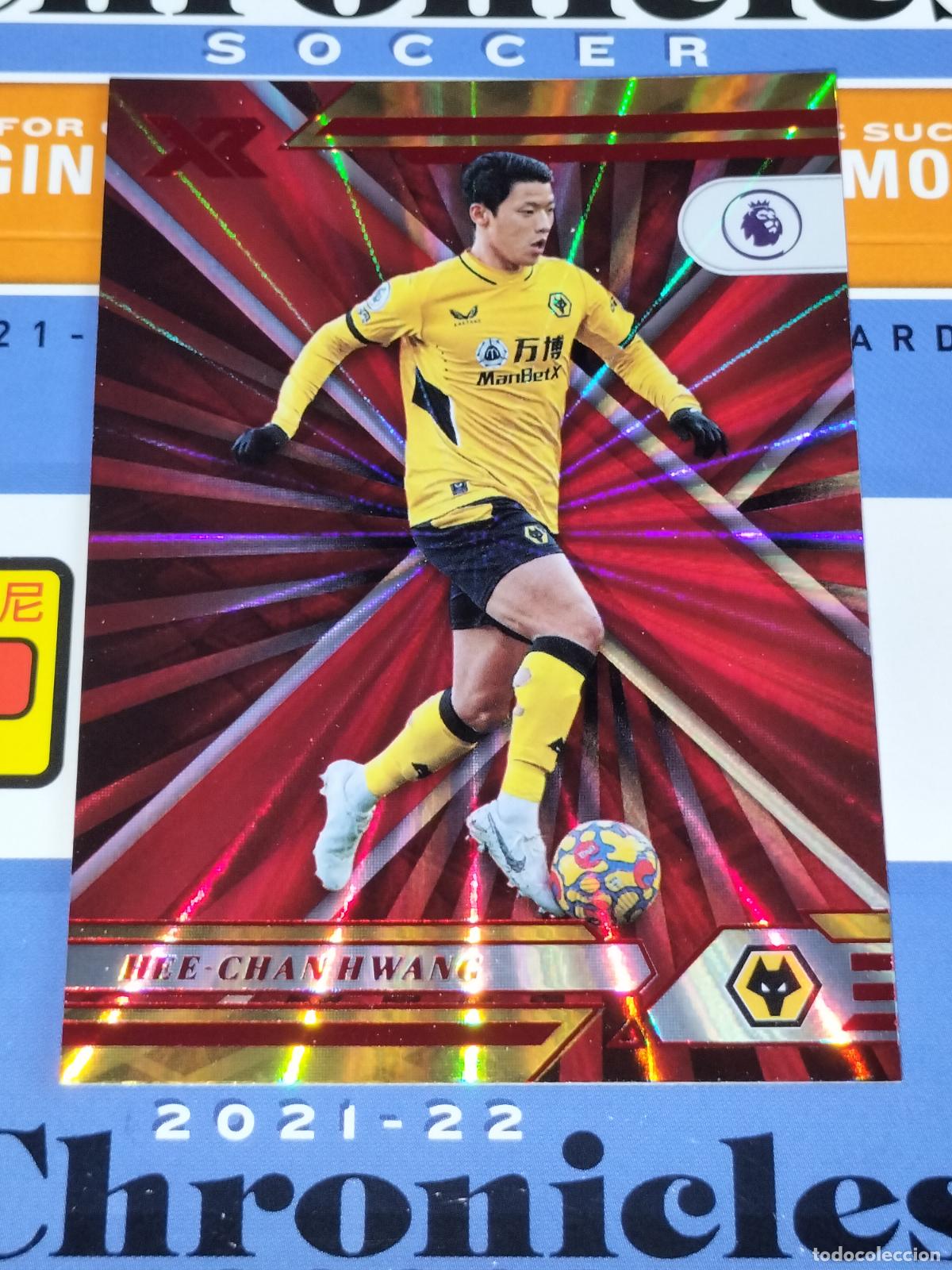 Football Stickers: 138 HEE-CHAN HWANG WOLVERHAMPTON WANDERERS CARD CHRONICLES XR PREMIER SOCCER 2021 2022 21 22 PANINI