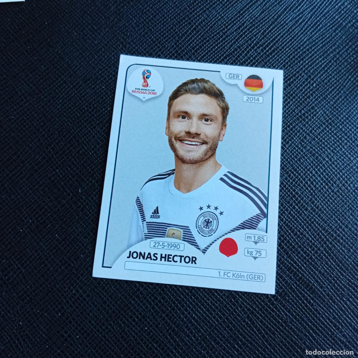 Football Stickers: 439 JONAS HECTOR ALEMANIA PANINI MUNDIAL RUSIA 2018 CROMO FUTBOL 18 - SIN PEGAR - /CJ2