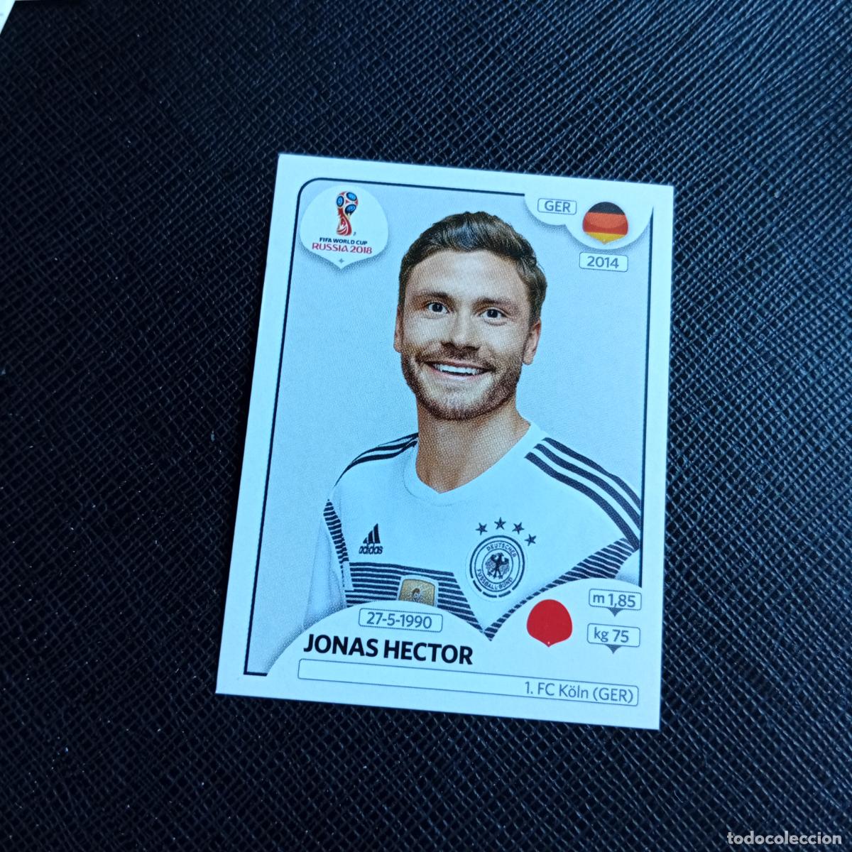Football Stickers: 439 JONAS HECTOR ALEMANIA PANINI MUNDIAL RUSIA 2018 CROMO FUTBOL 18 - SIN PEGAR - /CJ2