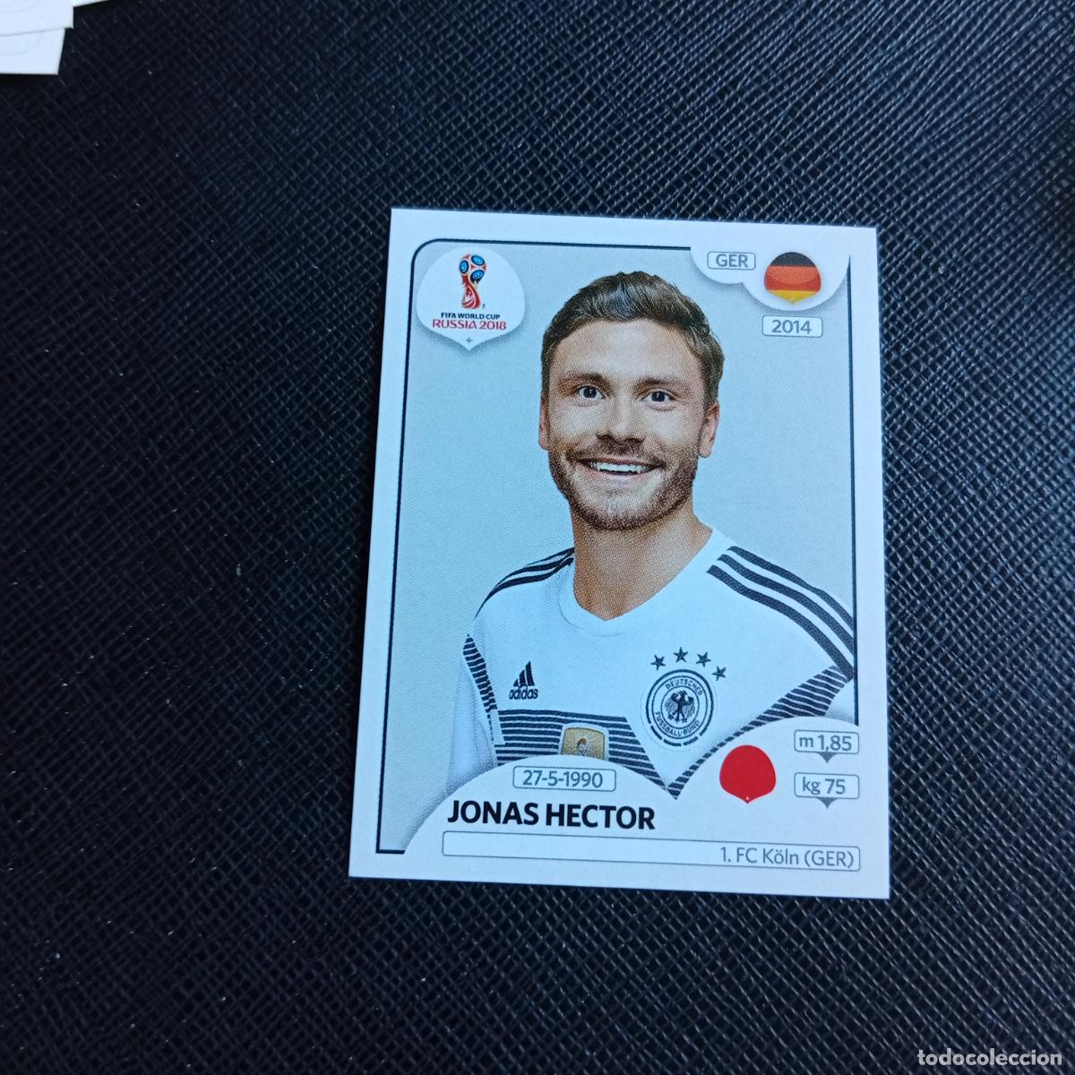 Football Stickers: 439 JONAS HECTOR ALEMANIA PANINI MUNDIAL RUSIA 2018 CROMO FUTBOL 18 - SIN PEGAR - /CJ2 .