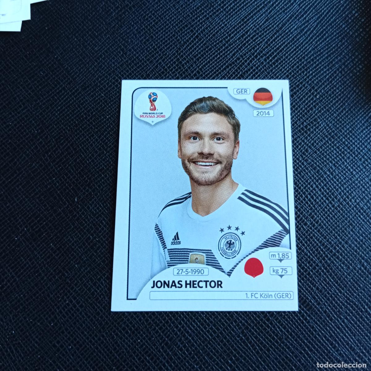 Football Stickers: 439 JONAS HECTOR ALEMANIA PANINI MUNDIAL RUSIA 2018 CROMO FUTBOL 18 - SIN PEGAR - /CJ2 D