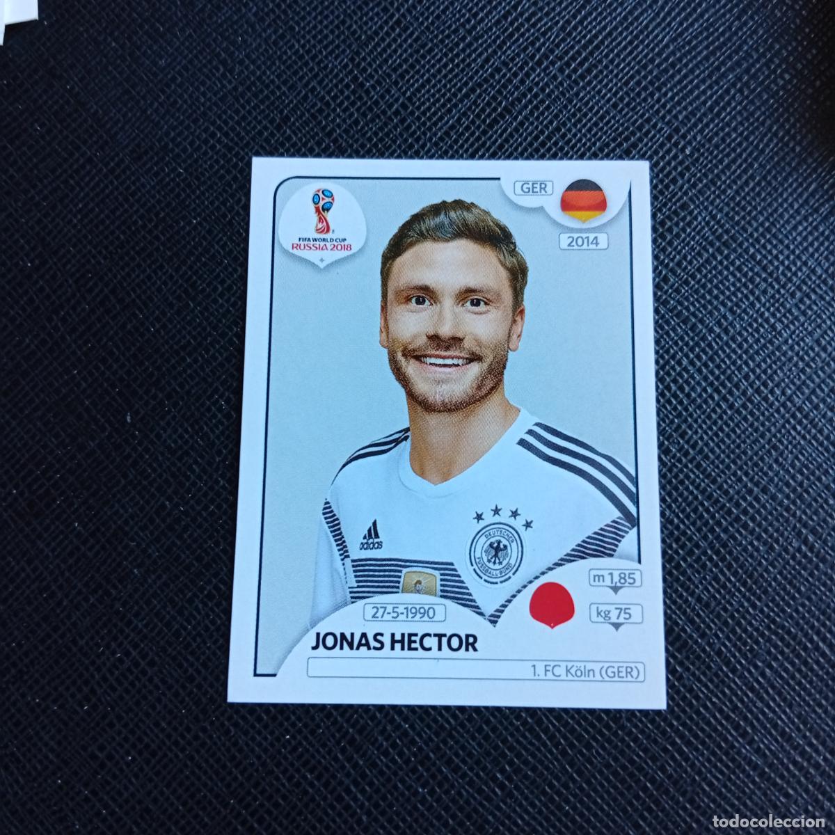Cartes &agrave; collectionner de Football: 439 JONAS HECTOR ALEMANIA PANINI MUNDIAL RUSIA 2018 CROMO FUTBOL 18 - SIN PEGAR - /CJ2 .