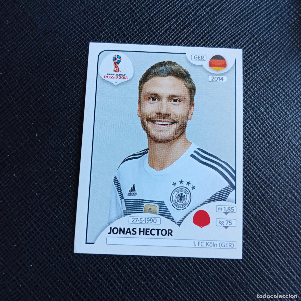 Cartes &agrave; collectionner de Football: 439 JONAS HECTOR ALEMANIA PANINI MUNDIAL RUSIA 2018 CROMO FUTBOL 18 - SIN PEGAR - /CJ2 .