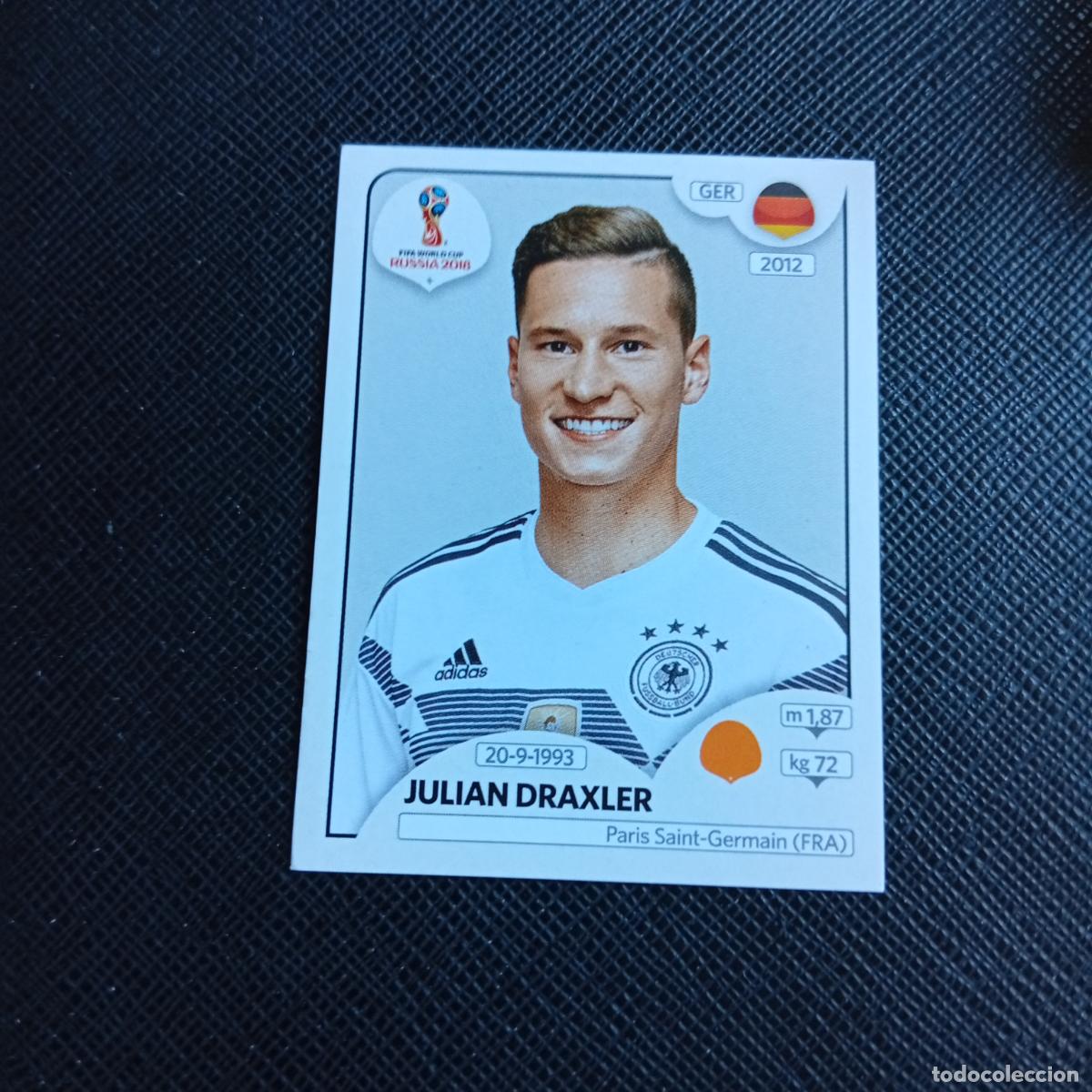 Cromos de f&uacute;tbol: 440 JULIAN DRAXLER ALEMANIA PANINI MUNDIAL RUSIA 2018 CROMO FUTBOL 18 - SIN PEGAR - /CJ2