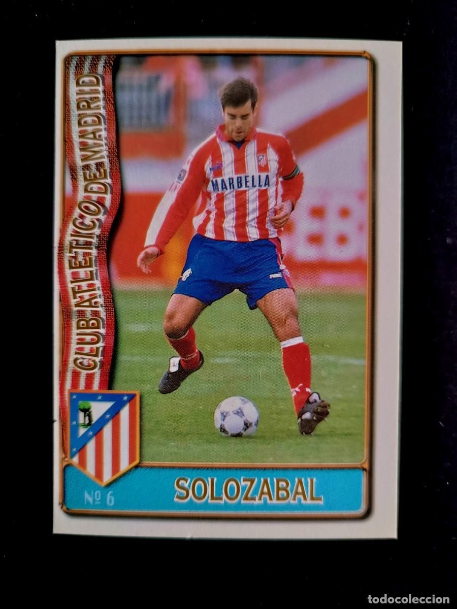 Cromos de f&uacute;tbol: 6 SOLOZ&Aacute;BAL - ATL&Eacute;TICO DE MADRID - MUNDICROMO 96/97