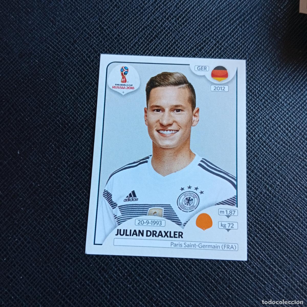 Cromos de f&uacute;tbol: 440 JULIAN DRAXLER ALEMANIA PANINI MUNDIAL RUSIA 2018 CROMO FUTBOL 18 - SIN PEGAR - /CJ2 .