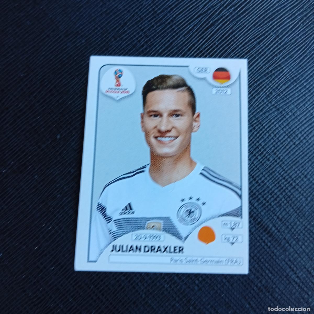 Cromos de f&uacute;tbol: 440 JULIAN DRAXLER ALEMANIA PANINI MUNDIAL RUSIA 2018 CROMO FUTBOL 18 - SIN PEGAR - /CJ2 D