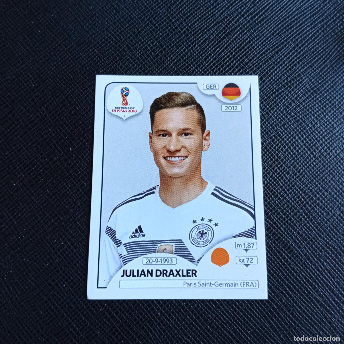 Cromos de f&uacute;tbol: 440 JULIAN DRAXLER ALEMANIA PANINI MUNDIAL RUSIA 2018 CROMO FUTBOL 18 - SIN PEGAR - /CJ2 ..