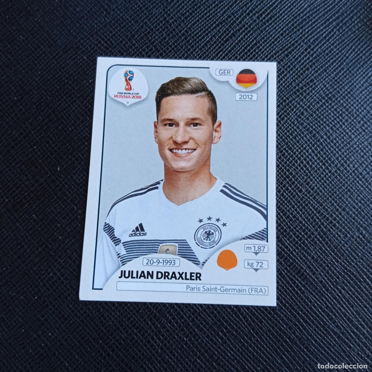 Cromos de f&uacute;tbol: 440 JULIAN DRAXLER ALEMANIA PANINI MUNDIAL RUSIA 2018 CROMO FUTBOL 18 - SIN PEGAR - /CJ2 ...