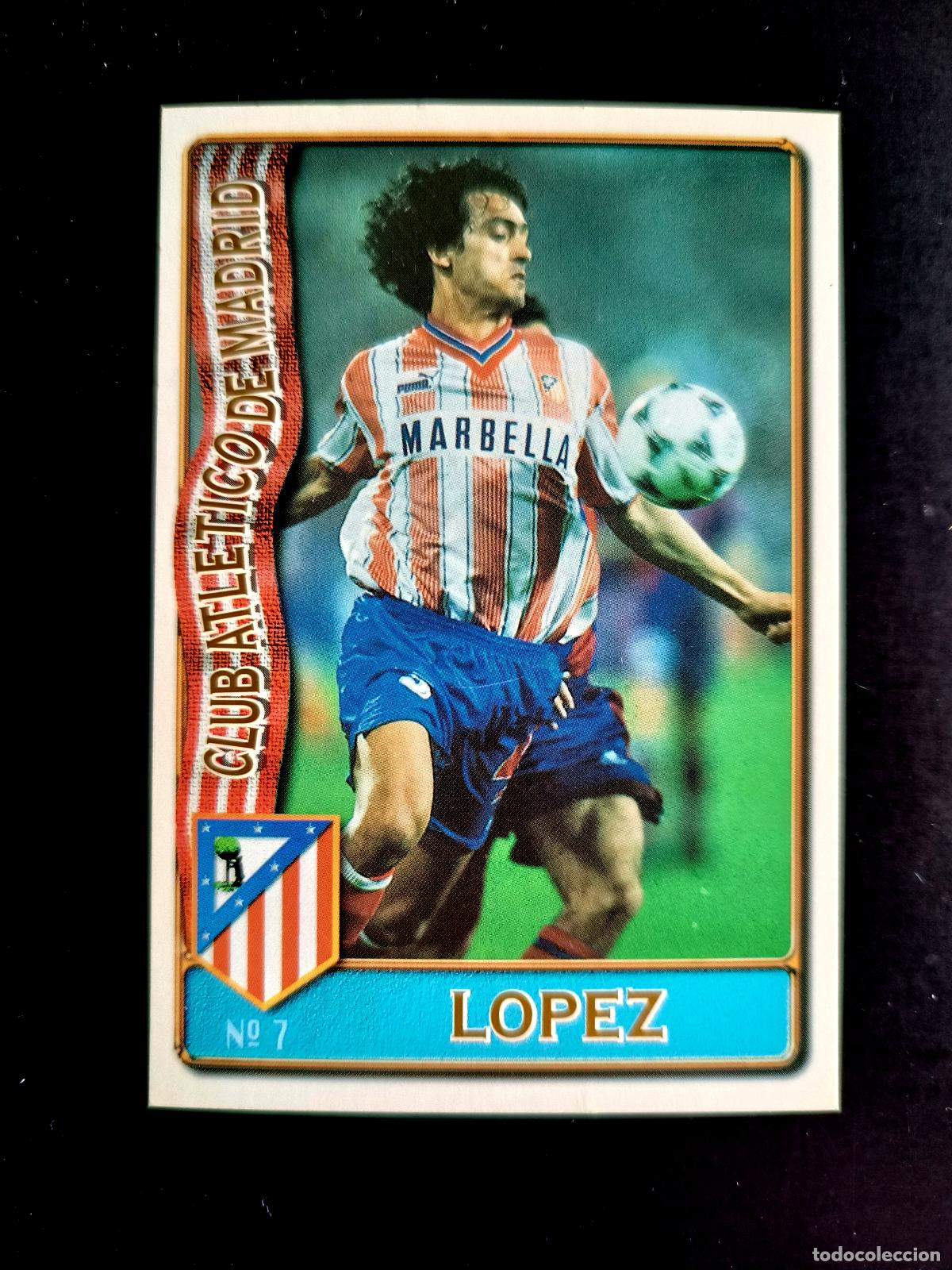 Cromos de f&uacute;tbol: 7 JUANMA L&Oacute;PEZ - ATL&Eacute;TICO DE MADRID - MUNDICROMO 96/97