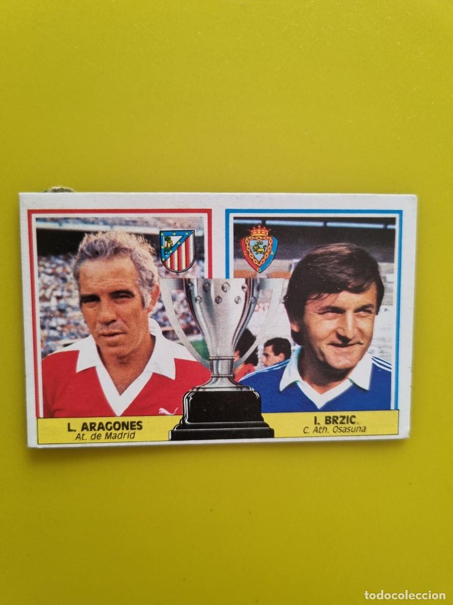 Cromos de f&uacute;tbol: CROMO LIGA ESTE 86 87 1986 1987 DESPEGADO ENTRENADORES ARAGONES/BRZIC AR1026