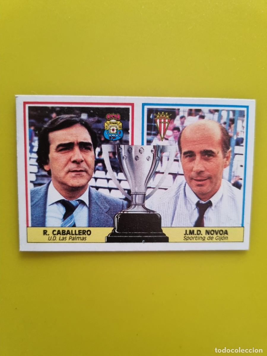 Cromos de f&uacute;tbol: CROMO LIGA ESTE 86 87 1986 1987 DESPEGADO ENTRENADORES CABALLERO/NOVOA AR1026