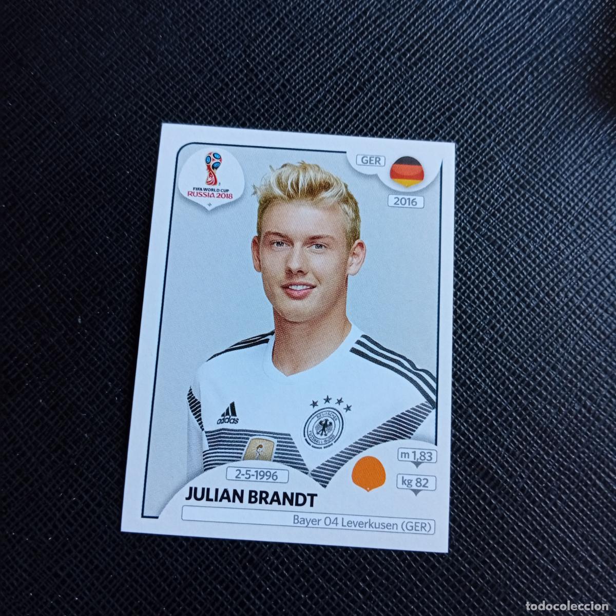 Cartes &agrave; collectionner de Football: 444 JULIAN BRANDT ALEMANIA PANINI MUNDIAL RUSIA 2018 CROMO FUTBOL 18 - SIN PEGAR - /CJ2
