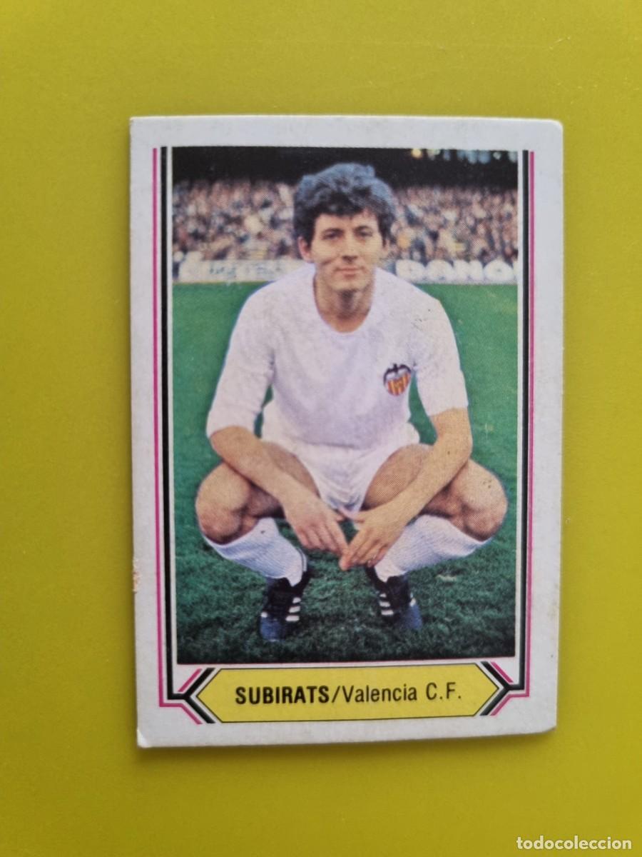 Cromos de f&uacute;tbol: CROMO LIGA ESTE 80 81 1980 1981 NUNCA PEGADO SIN PEGAR SUBIRATS VALENCIA CF AR1026