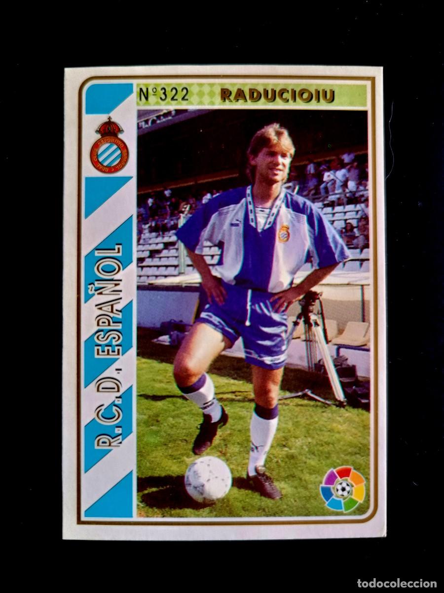 Figurine di Calcio: 322 FLORIN RADUCIOIU - ROOKIE DEL R.C.D. ESPANYOL - MUNDICROMO 94/95