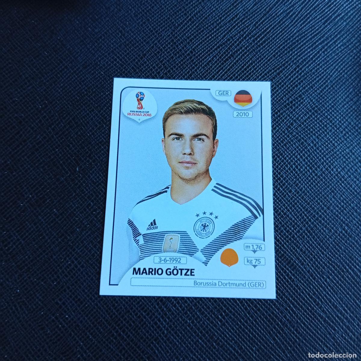 Cromos de f&uacute;tbol: 449 GOTZE ALEMANIA PANINI MUNDIAL RUSIA 2018 CROMO FUTBOL 18 - SIN PEGAR - /CJ2 .