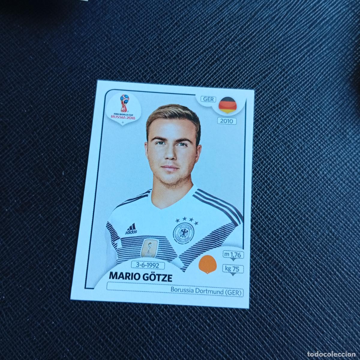 Cromos de f&uacute;tbol: 449 GOTZE ALEMANIA PANINI MUNDIAL RUSIA 2018 CROMO FUTBOL 18 - SIN PEGAR - /CJ2 ..