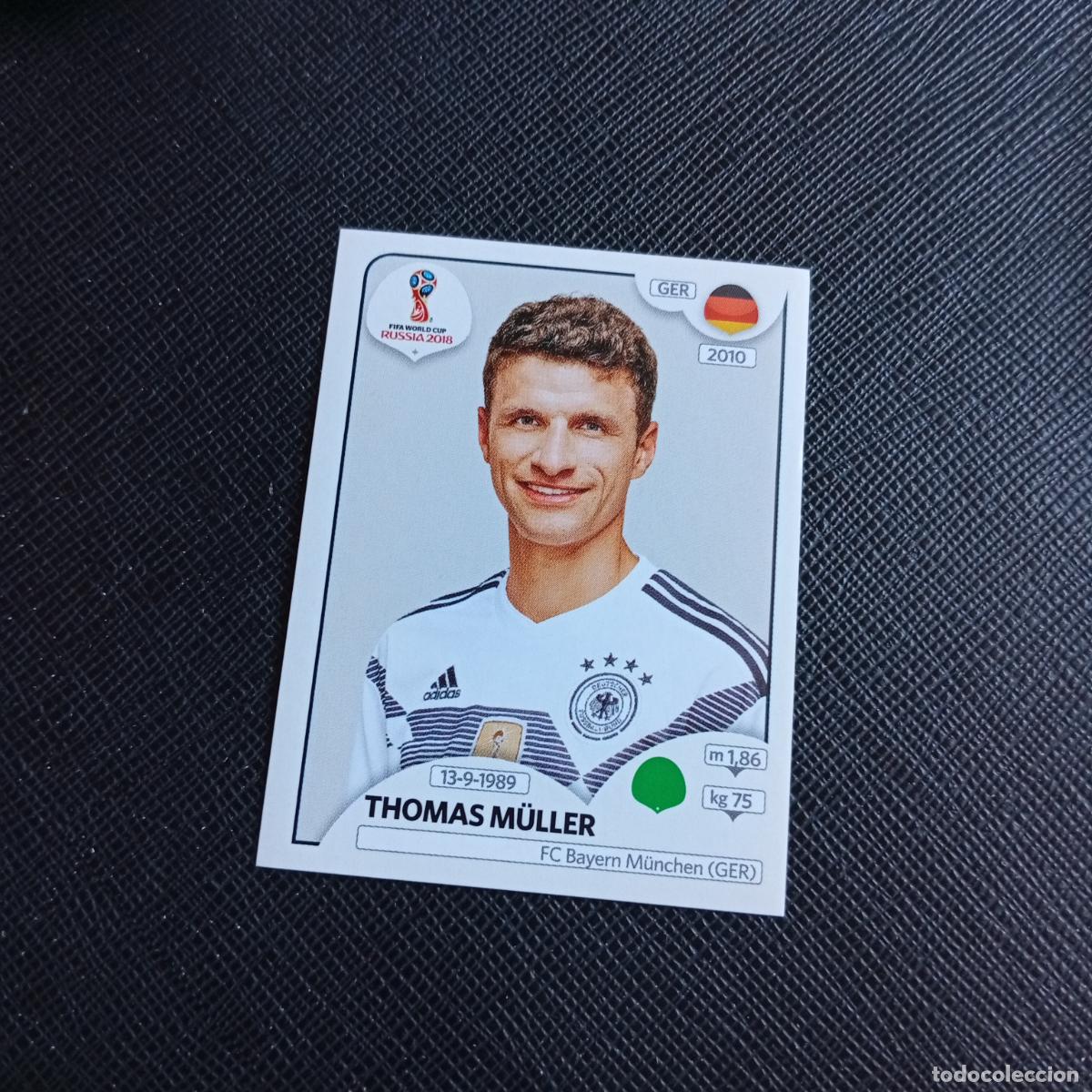 Cromos de f&uacute;tbol: 450 THOMAS MULLER ALEMANIA PANINI MUNDIAL RUSIA 2018 CROMO FUTBOL 18 - SIN PEGAR - /CJ2 .