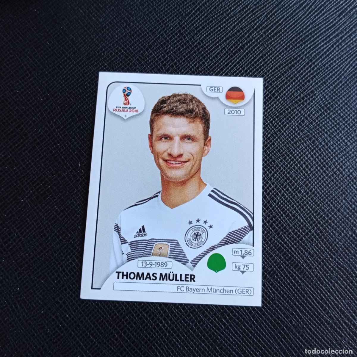 Cromos de f&uacute;tbol: 450 THOMAS MULLER ALEMANIA PANINI MUNDIAL RUSIA 2018 CROMO FUTBOL 18 - SIN PEGAR - /CJ2 .