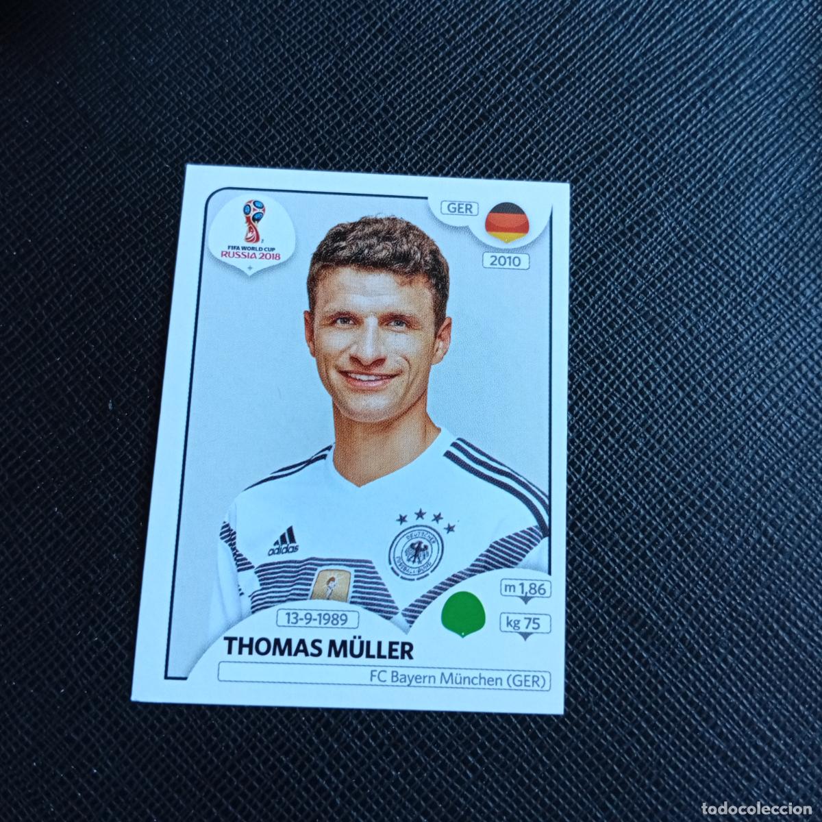 Cromos de f&uacute;tbol: 450 THOMAS MULLER ALEMANIA PANINI MUNDIAL RUSIA 2018 CROMO FUTBOL 18 - SIN PEGAR - /CJ2 D