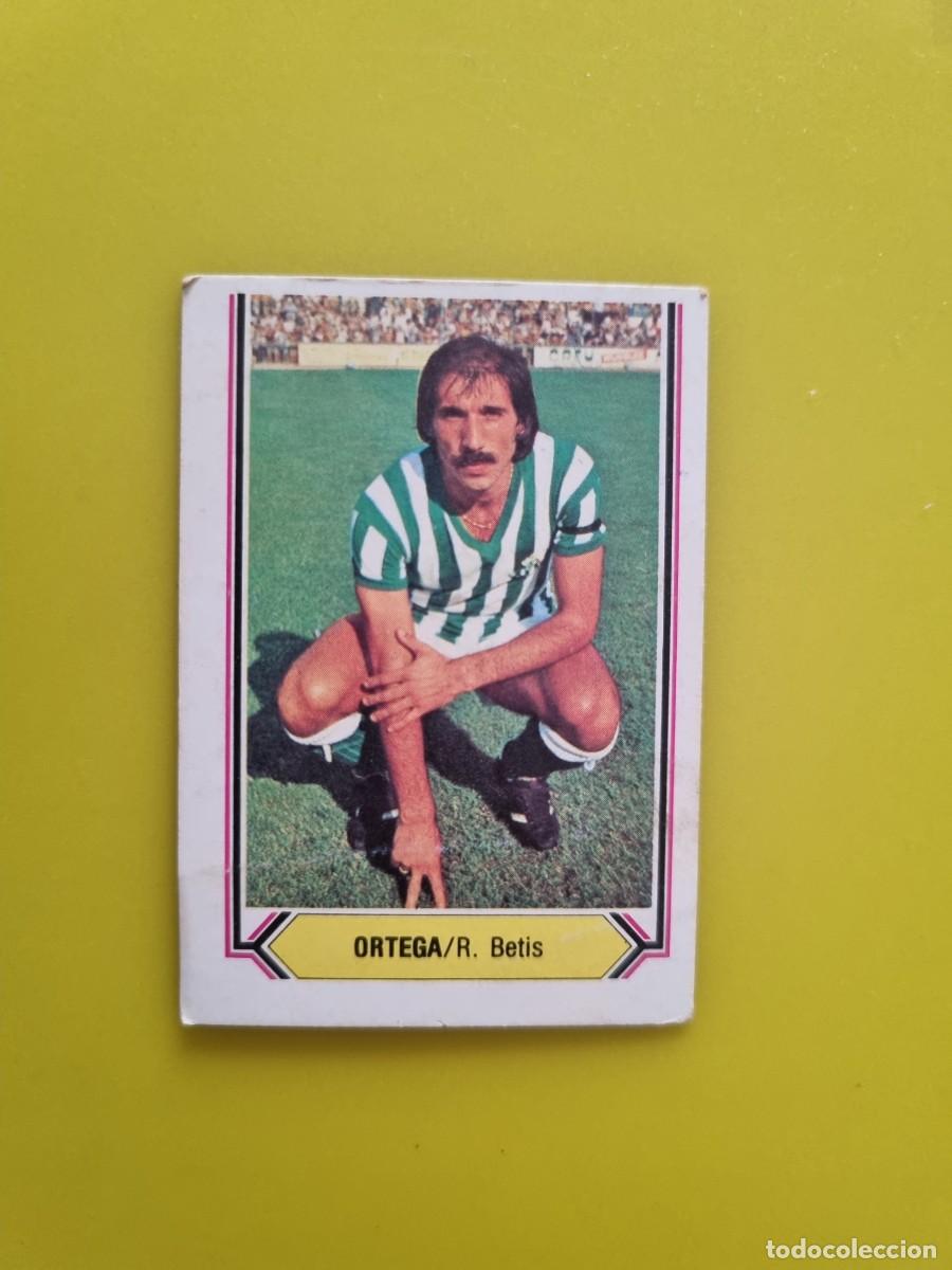 Cromos de f&uacute;tbol: CROMO LIGA ESTE 80 81 1980 1981 NUNCA PEGADO SIN PEGAR ORTEGA REAL BETIS AR1026