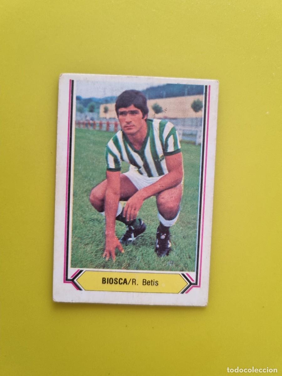 Cromos de f&uacute;tbol: CROMO LIGA ESTE 80 81 1980 1981 NUNCA PEGADO SIN PEGAR BIOSCA REAL BETIS AR1026