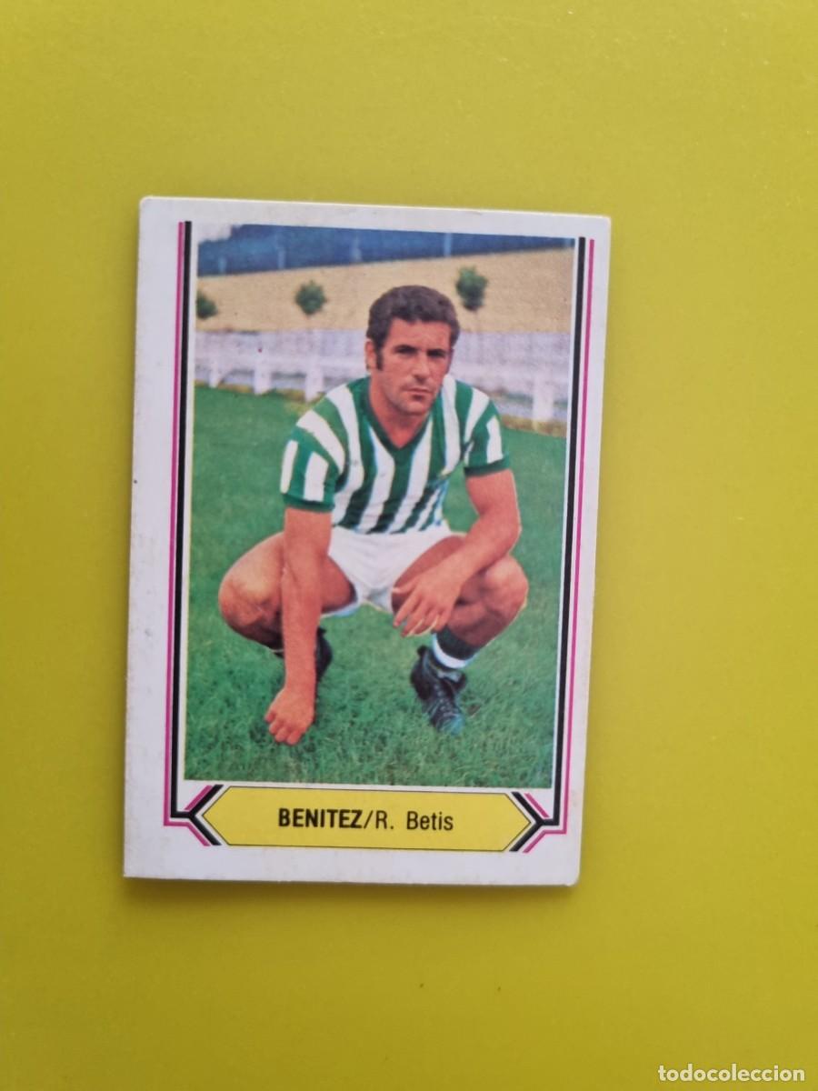 Cromos de Futebol: CROMO LIGA ESTE 80 81 1980 1981 NUNCA PEGADO SIN PEGAR BENITEZ REAL BETIS AR1026