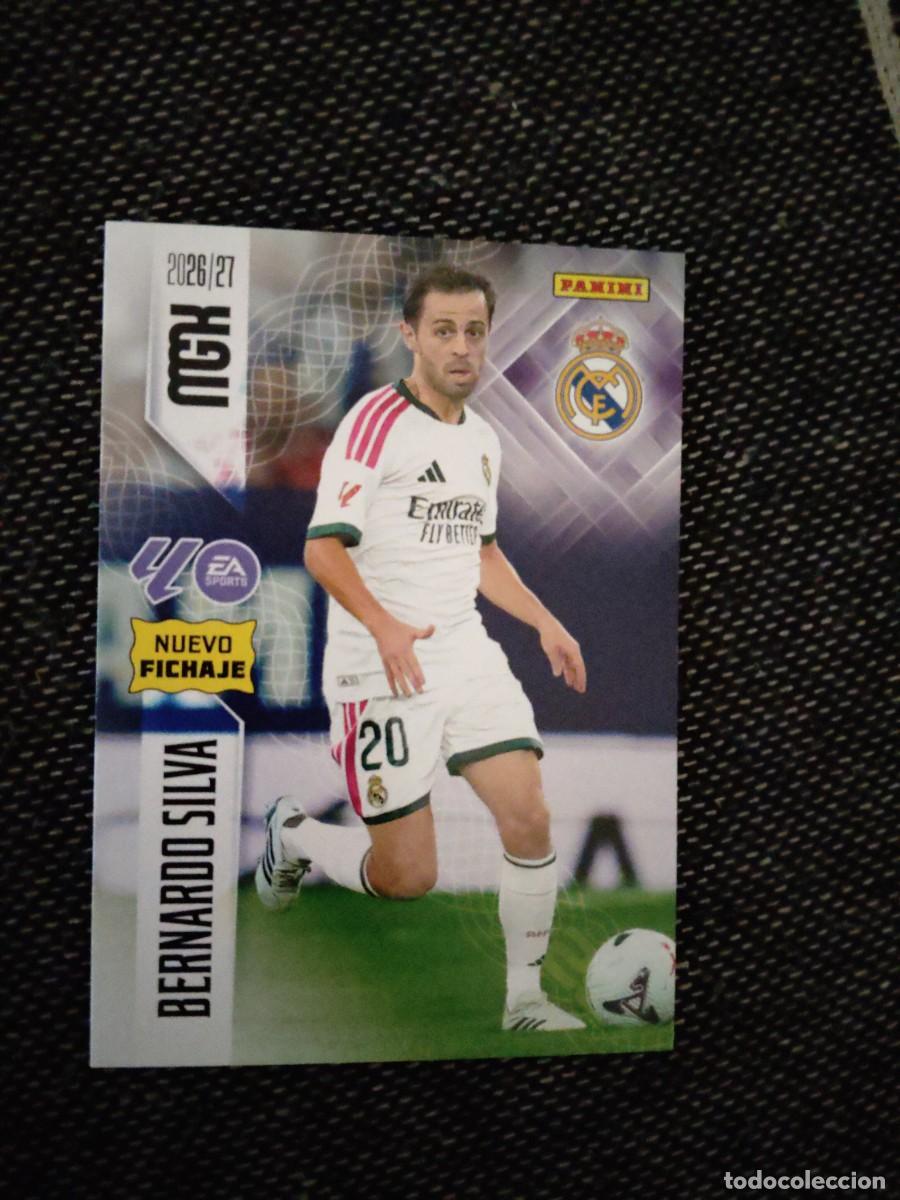 Cromos de f&uacute;tbol: 488 Bernardo silva nuevo fichaje real Madrid megacracks 2026-27