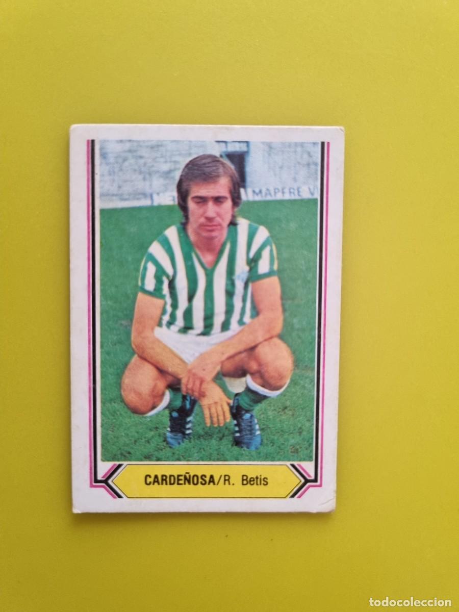 Cromos de f&uacute;tbol: CROMO LIGA ESTE 80 81 1980 1981 NUNCA PEGADO SIN PEGAR CARDE&Ntilde;OSA REAL BETIS AR1026