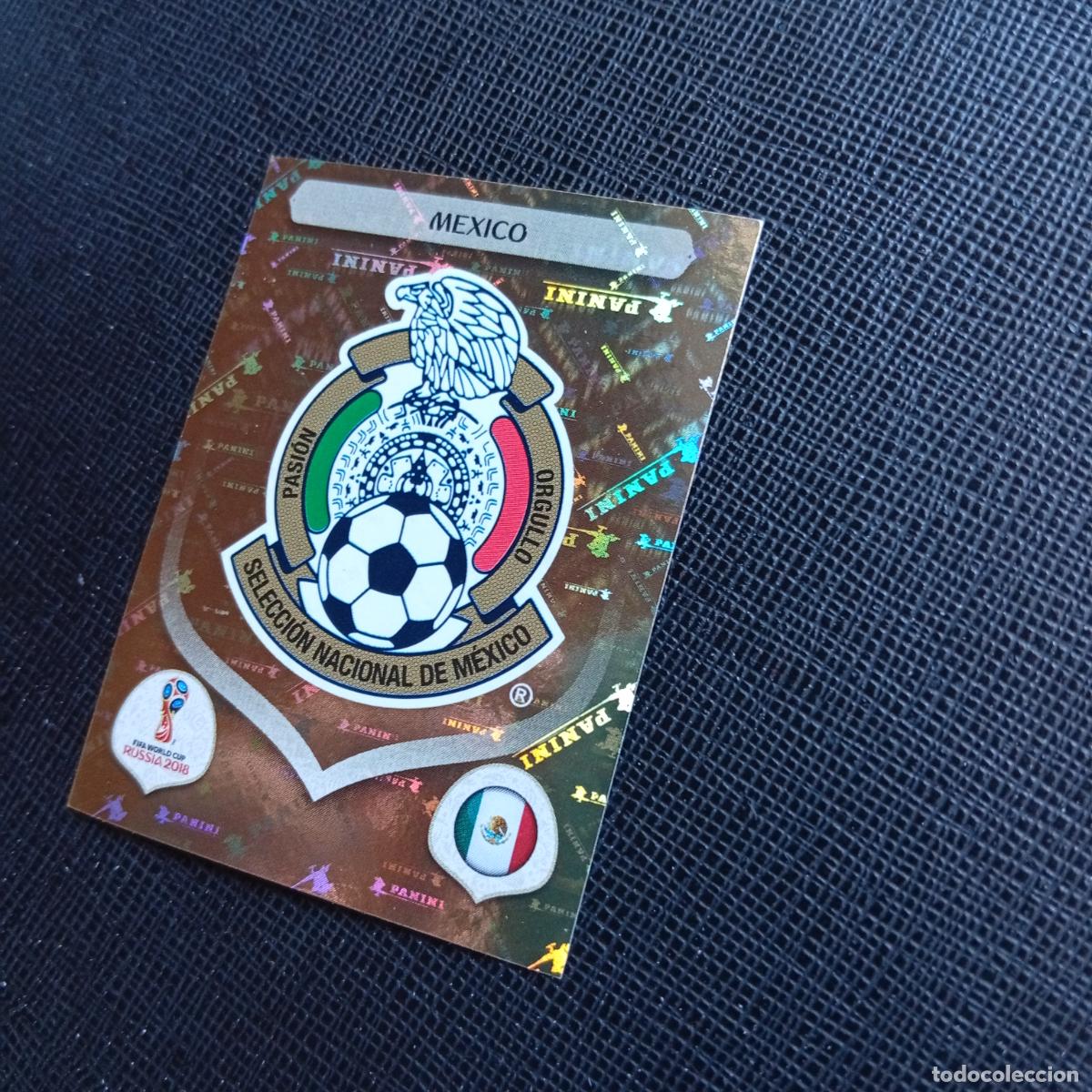 Cromos de f&uacute;tbol: 452 ESCUDO MEXICO PANINI MUNDIAL RUSIA 2018 CROMO FUTBOL 18 - SIN PEGAR - /CJ2
