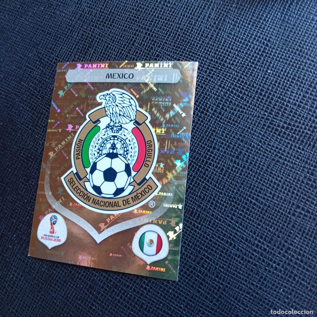 Cromos de f&uacute;tbol: 452 ESCUDO MEXICO PANINI MUNDIAL RUSIA 2018 CROMO FUTBOL 18 - SIN PEGAR - /CJ2