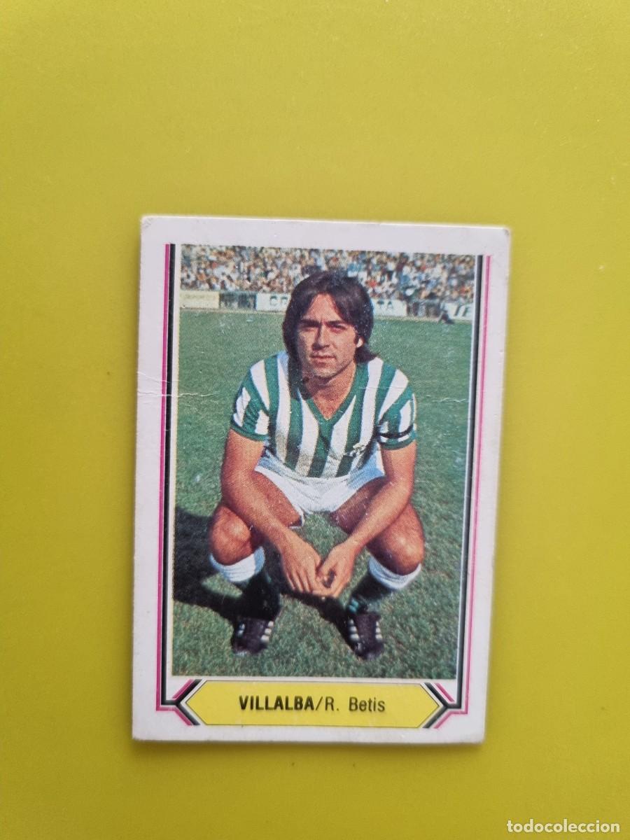 Cromos de f&uacute;tbol: CROMO LIGA ESTE 80 81 1980 1981 NUNCA PEGADO SIN PEGAR VILLALBA REAL BETIS LEER AR1026