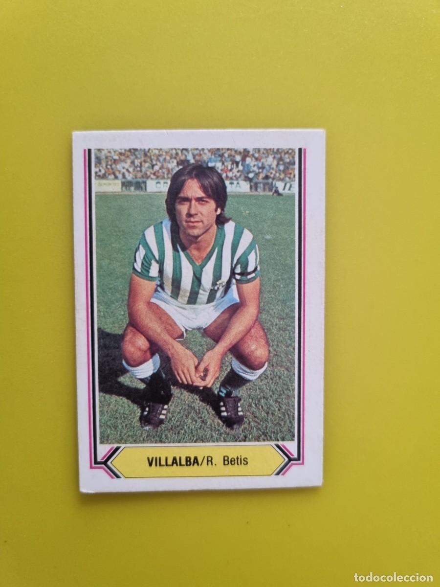 Cromos de f&uacute;tbol: CROMO LIGA ESTE 80 81 1980 1981 NUNCA PEGADO SIN PEGAR VILLALBA REAL BETIS AR1026